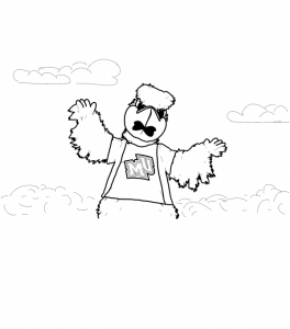 Freddie coloring page